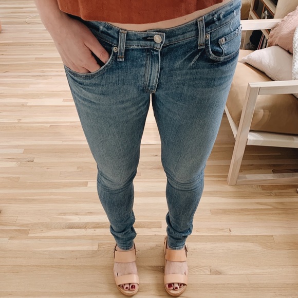 Rag & Bone Skinny Jeans in Harbour